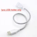 1PC Portable Mini 3/8/10/20/24 LED 5V USB DC Warm White Lamp Book Reading FLashlight Night Light Lighting for Lighting Computer. 