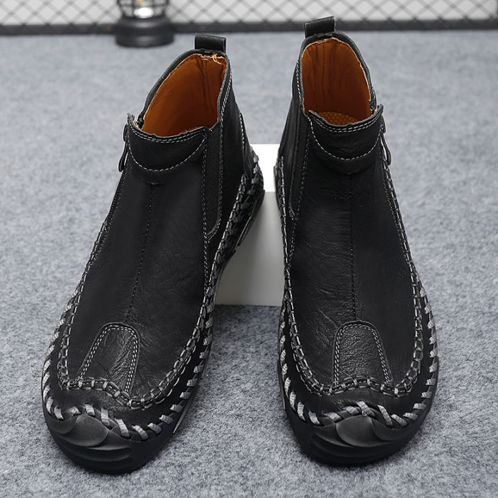 Fashion%20Men's%20Boots%20Handmade%20Casual%20Shoes%20Genuine%20Leather%20Ankle%20Boots%20Comfortable%20Winter%20Shoes%20High%20Top%20Sneakers%20Luxury%20Footwear%20-%20Image%203