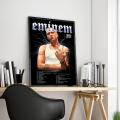 The Famous American Rapper Eminem Classic Anime Poster Fancy Wall Sticker for Living Room Bar Decoration Decor Art Wall Stickers. 