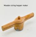 Traditional Wooden String Hopper Maker - Authentic Kitchen Tool for Perfect Hoppers. 