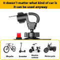 Motorcycle, Mountain Bike, Road Bike, Stable and Adjustable 360° Rotatable Universal Mobile Phone Stand Soporte Para Celular.