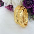 Gold Plated Bangles Kraya scew openable. 