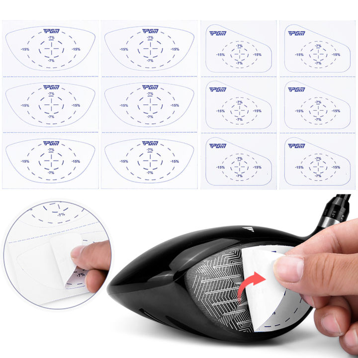 Golf Impact Tape Strike Stickers Improve Golf Swing Accuracy and Distance Swing Training Aid Impact Labels for Golf Training
