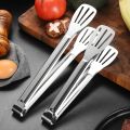 Stainless Steel Food Tongs Barbecue Tongs Meat Salad Steak Food Serving Clip Tweezers Long BBQ Cooking Tongs Kitchen Utensils. 