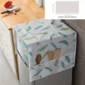 1Pc Keep Your Refrigerator Washing Machine Clean Dust-Free With This Dust Cover With Pockets. 