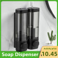 600mL Manual Soap Dispenser Wall Mounted Hand Press Soap Dispenser for Dish Liquid Lotion Shower Gel Shampoo Chamber.