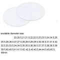 1/2/3/5PCS Thickness 1.0mm Round Watch Glass 15mm To 45mm Smartwatch Replacement Crystal Lens Flat Mirror Glass Watch Accessorie. 
