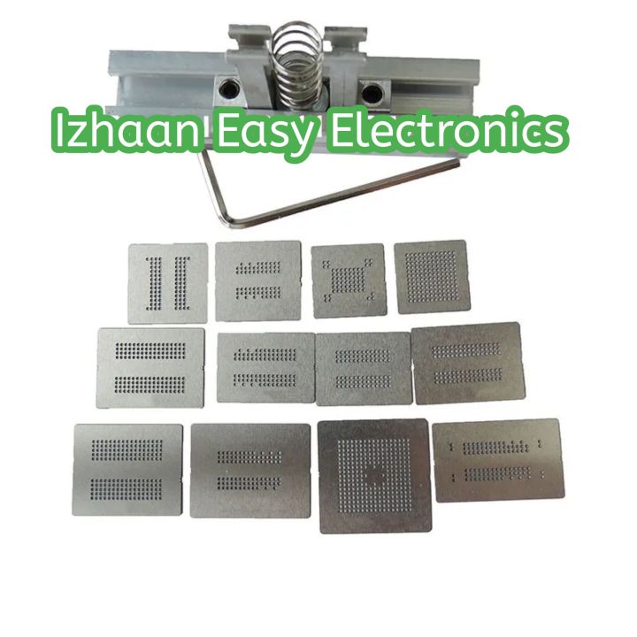 Memory Direct Heat BGA Reballing Stencils Template Holder Jig For DDR1 DDR2 DDR3 DDR5 DR2-3 DDR3-2 GDDR5 Welding Rework Repair