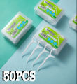 Procare Macromolecule Dental Floss Pick Toothpick Inner dental Cleaner Tooth Picks-50 pcs. 