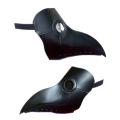 Halloween Plague Doctor Mask and Cloak Costume Props  Long Nose Beak Leather Masks for Adult Reaper Cloak Medieval Black Hat. 