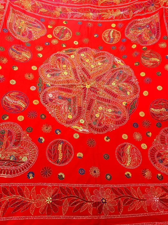 Home%20Made%20Nokshi%20katha%20king%20size%205%20feet%20by%206%20feet%20cotton%20febrices%20-%20Image%203