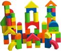 Imported 44pcs Soft EVA Foam Building Blocks Set Kids Educational Toys. 