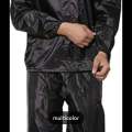 Mens Bike/Scotter Waterproof Solid Raincoat With Bag. 