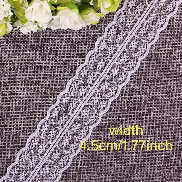 10.9Yards%20White%20Lace%20Ribbon,%20%20Wrapping,%20Dress%20Decoration,%20Wedding%20Decoration,%20Sewing%20Crafts%20-%20Image%202