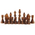 32pcs Wooden Chess Pieces Complete Chessmen International Word Chess Set Chess Piece Entertainment Accessories New.
