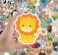 25PCS Mix Cute Anime Animal Stickers Car Motorcycle Travel Luggage Phone Guitar Laptop Cartoon Sticker Decal Kid Toys customization available. 