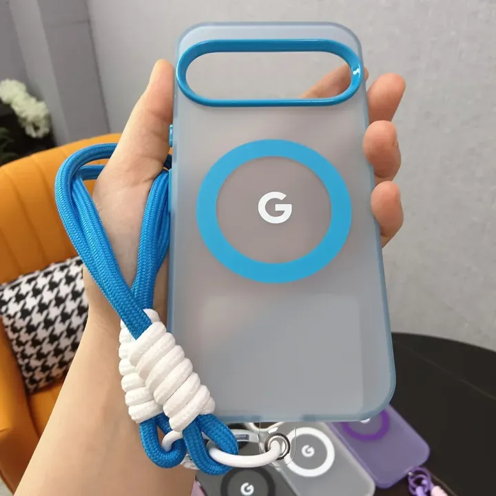 Trendy%20Limited%20Edition%20Candy%20Color%20Magnetic%20Charge%20Case%20For%20Google%20Pixel%2010%209%20Pro%20XL%208%20A%20Pro%20Portable%20Wristband%20Shockproof%20Cover%20-%20Image%202