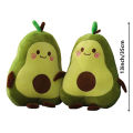 1pc 35cm avocado plush toy pp cotton fruit stuffed toy avocado plushie pillow soft doll baby girl bedroom decoration birthday gifts for kids. 