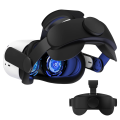 Compatible with Quest 2 Elite Strap for Enhanced Support and Comfort in VR,for Meta Quest 2 Comfort Head Strap Accessories White.