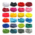 Dyeing Color Neck Gaiter Men Women Plain Bandana Multifunctional Headscarf Windproof Face Shields Seamless Tube Snood Warmer. 