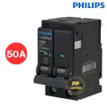 Philips main circuit breaker 2pole 10ka MCB eafstyle size 32A, 40A, 50A, 63A plug-on. 