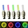 4 PCS Bicycle Valve Light Bicycle Light Cycle Lights Dust Cup Tyre Rim Light Bulb Cycle Tire Light Lamp Bike Rim Lights Bicycle Parts Accessories Equipment(null). 