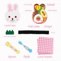 New Rabbit Bento Food Feeding Toy, Pudding Feeding Toys, Early Education Playing Houses Toys for Children, Role Play, Kids Gifts. 