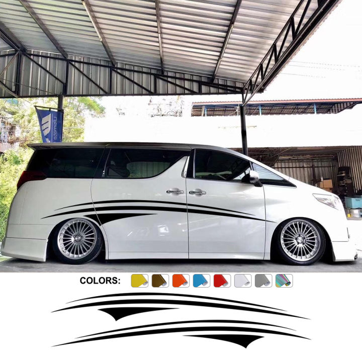 2Pcs%20Van%20Door%20Side%20Stickers%20Graphics%20Stripes%20Kit%20Cover%20Auto%20Body%20Decor%20Camper%20Car%20Horsebox%20Caravan%20RV%20Vinyl%20Decals%20Accessories%20-%20Image%202