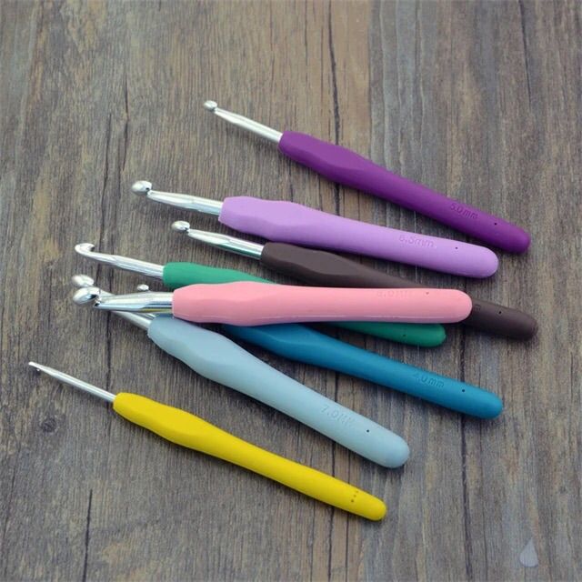 Rubber Grip Crochet Hook All Sizes 2mm6mm Daraz.pk