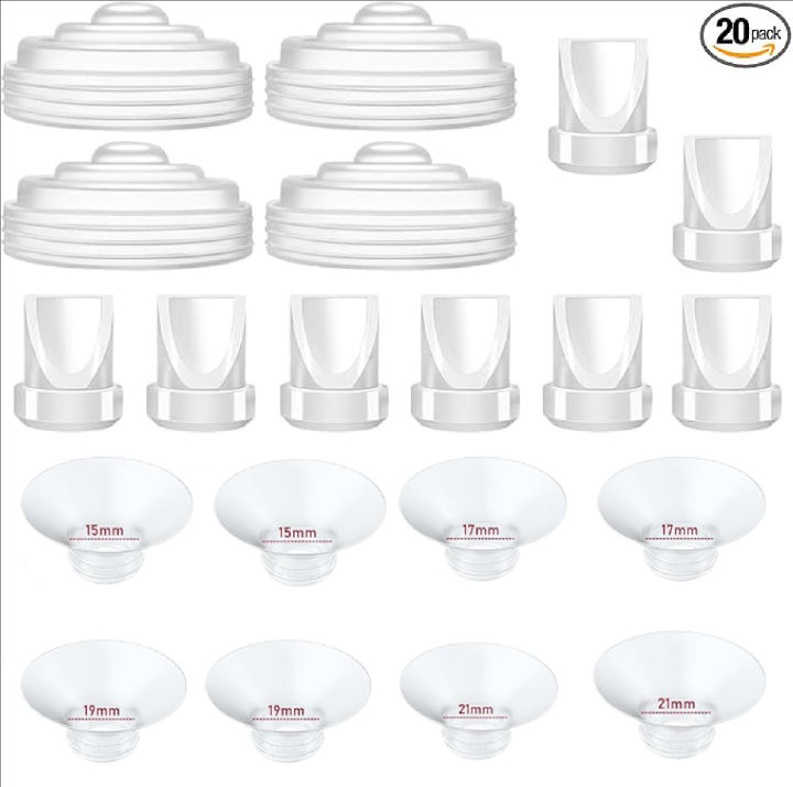 8Pcs%20Duckbill%20Valves%204Pcs%20Silicone%20Diaphragm%20Set%20Compatible%20with%20Momcozy%20M5%20Electric%20Breast%20Pump%20Replacement%20for%20Pump%20Efficiency%20-%20Image%207