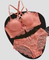 Super Soft Lace Bra Panty Set For Women. 