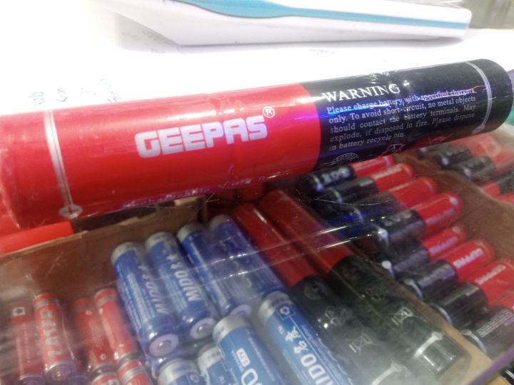 3.6v 2000mah Rechargeable battery for Torch