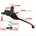 Motorcycle Hydraulic Brake And Clutch Lever Pump Front Master Cylinder For Dirt Pit Bike ATV Quad Moped Go Kart Parts. 