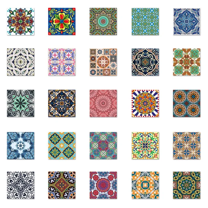 50%20Piece%20Tile%20Stickers%20Waterproof%20DIY%20For%20Phones%20Laptop%20Car%20Sticker%20Creative%20Home%20Decal%20-%20Image%202