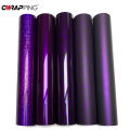 Carbon Fiber Vinyl Wrap PET Purple Car Stickers UV-Resistant Waterproof Film for Automotive Motorcycle Exterior Customization. 