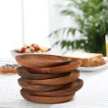 Wooden Plates Round Dinner Plates Tray Wooden Serving Platters for Home Decor, Food, Vegetables, Fruit, Charcuterie. 