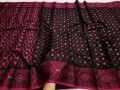 Exclusive Design Jamdani Sarees For Women Marun Black Red Tangail saree - Classic Ethnic Wear - Handwoven Sari - Elegant Fashion. 