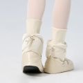 New Women Ballet Boots Warm Dance Boots Girls Autumn Winter Ballet Soft Soled Cotton Antiskid Ballerina Boots Training Shoes.