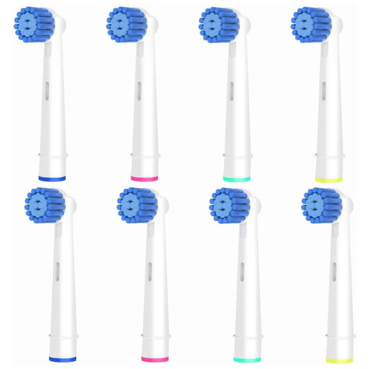 4/8/16pcs Sensitive Gum Care Replacement Brush Heads Compatible with Oral-B Electric Toothbrush, Soft Bristle for Superior