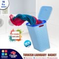 Large Turkish Laundry Basket With Lid. 