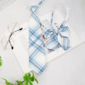 A Set of Two Handmade Jk Ties + Bow Ties, Available in Various Styles, Versatile College-Style Jk Plaid Women's Bow Ties and Ties, There Is Always One That Can Meet Your Needs.