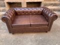 Office sofa/chesterfield sofa two seater(available in any colour fabric and leather cofirm colour before order). 
