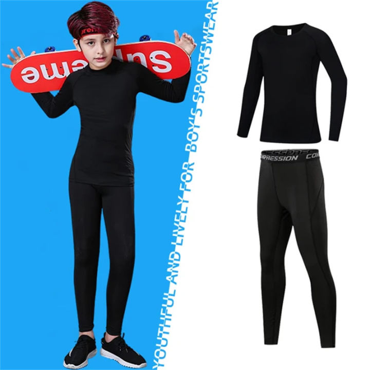 Kids%20Fitness%20Tracksuits%20Youth%20Warm%20Pants%20Tops%20Underwear%20Tight%20Sports%20Clothes%20for%20Boys%20Compression%20Running%20Basketball%20Sportswear%20-%20Image%202