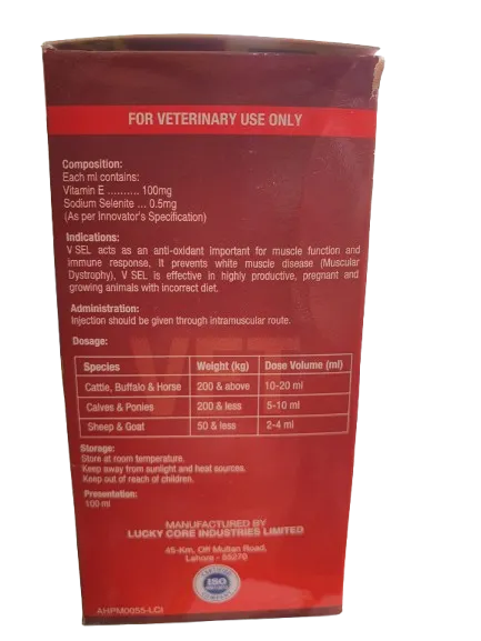 v%20sel%20injection%20100ml%20vitamin%20e%20sodum%20Selenite%20injection%20use%20in%20animals%20-%20Image%203