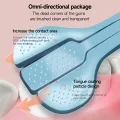 3D Manual Toothbrush 2/4pcs Three sided U-shaped Soft Toothbrush for Comprehensive Oral Cleaning for Adults,Couples, Families. 