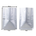 100pcs Self-Sealing Hot Seal Flat Pure Aluminium Foil Moisture-proof Sealing Bag Tea Coffee Bean Candy Home Packing Bag. 