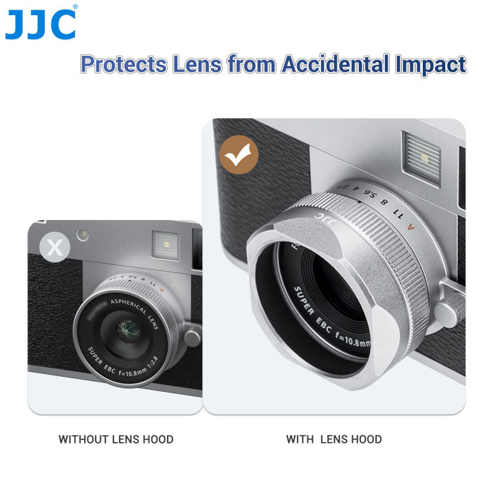 JJC%20Lens%20Shade%20with%20Lens%20Cap%20for%20%20X%20Half%20Camera%20Accessories%20Aluminum%20Alloy%20Metal%20Lens%20Hood%20with%20Lens%20Cover%20Dustproof%20-%20Image%205