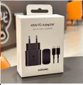 Samsung 45W PD Charger Super Fast Charging For Galaxy S25 Ultra Plus S24 S23 S22 A56 A55 A36 EU Adapter 5A Type C Cable Best for Samsung/oppo/Vivo/Googlepixel. 