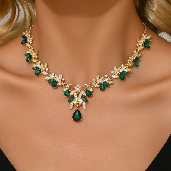 1PC Women's Fashion Geometric Water Drop Pendant Necklace Jewelry Suitable for Date, Party, Festival -2168