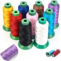 High-Strength Nylon Sewing Thread 210D 0.25mm High Strength Polyester Sewing Thread For Weave Upholstery Jeans Beading Purse. 